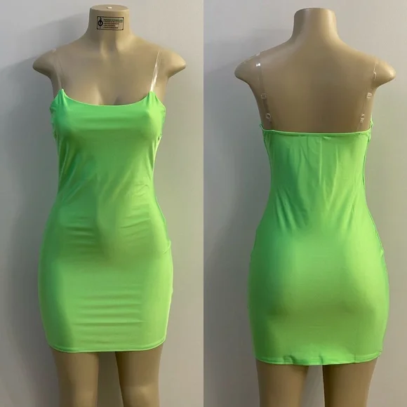 Dresses | Sexy Lime Green Dress | Poshmark